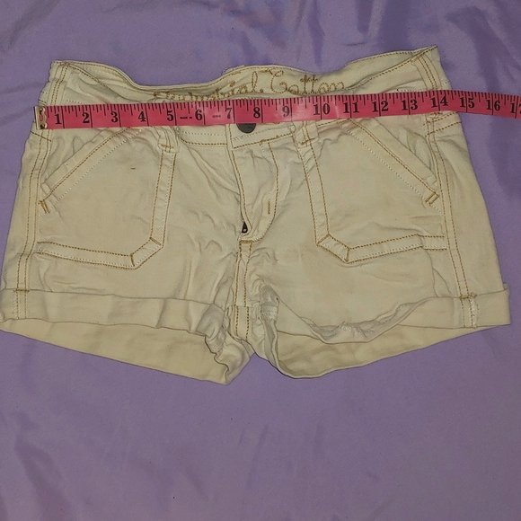 EUC INDUSTRIAL COTTON SIZE 5 JEAN SHORTS - Picture 3 of 7